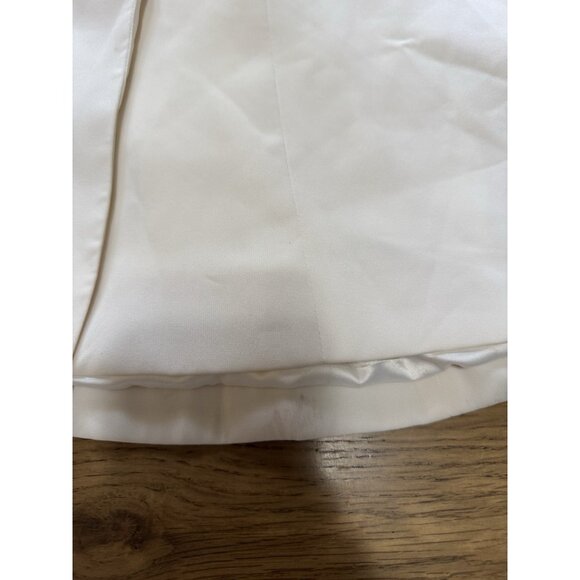 Skies Are Blue Blazer Off White Scalloped Size 2X Open Front Career Jacket NWT - Picture 4 of 16